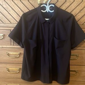 Willow & thread black button up